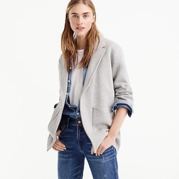 j crew sweater blazer poshmark